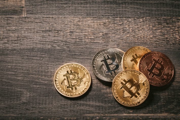 何枚かのビットコイン