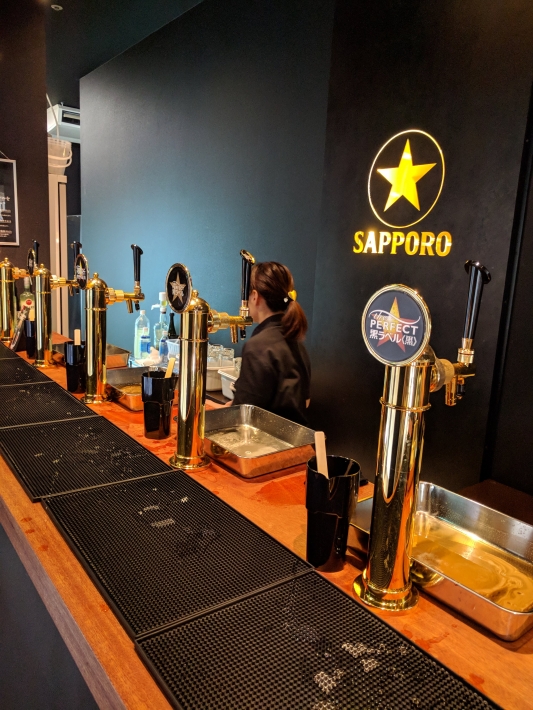 Perfect Beer Garden新宿のビールサーバー