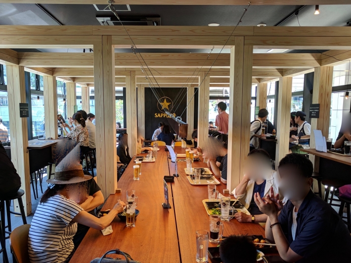 Perfect Beer Garden新宿の店内